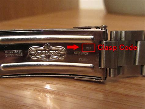 rolex clasp protector|rolex clasp code lookup.